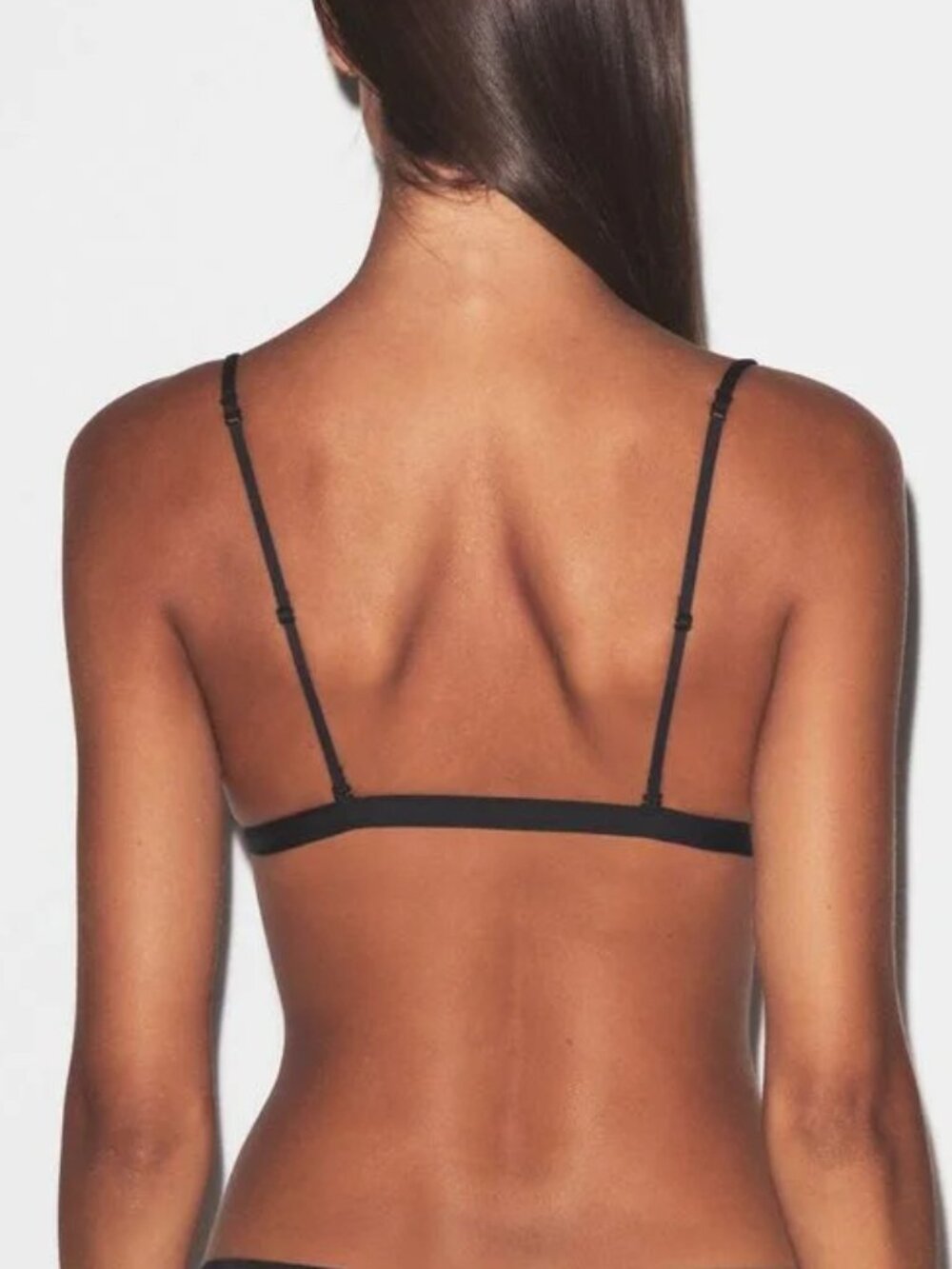 Skims triangle front close super push up bra 34A black NWT - Picture 2 of 5